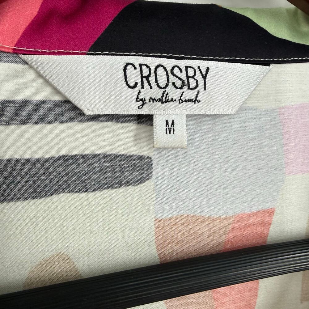 Tuckernuck Crosby by Mollie Burch Medium Wearable Art Blouse Shirt Top Formal - Picture 3 of 9